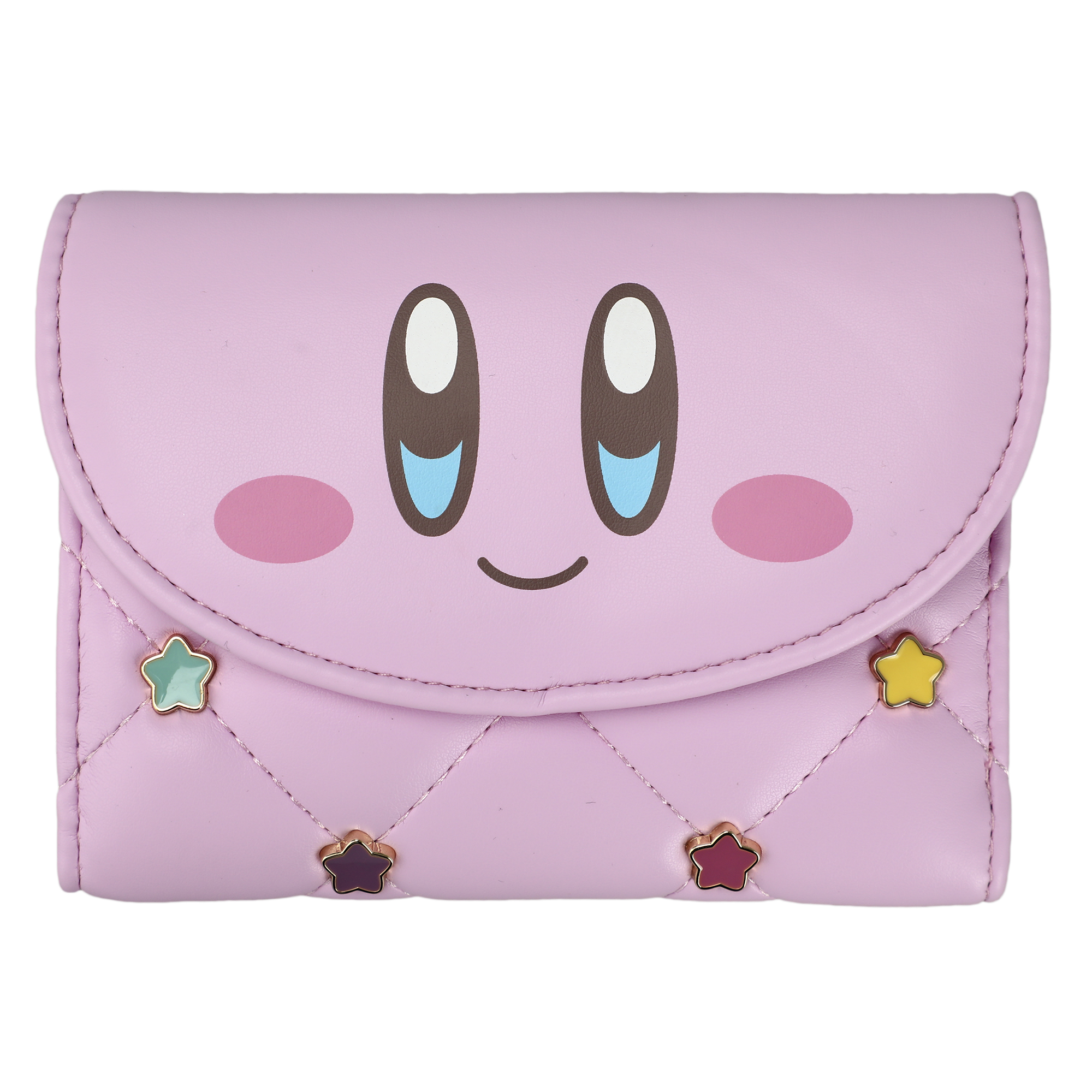 Kirby Big Face Women's Tri-fold Wallet